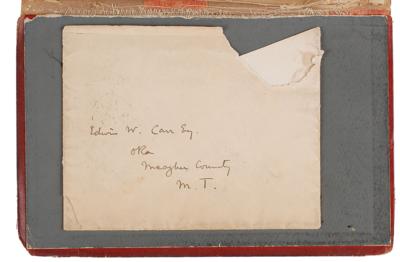 Lot #447 Robert Louis Stevenson Autograph Letter Signed on the Death of His Father ? 