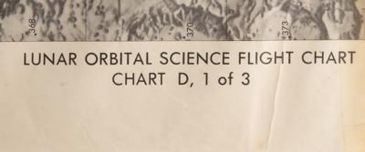Lot #385 Stuart A. Roosa Collection: Lot of (4) Fra Mauro Lunar Charts and Posters - Image 2