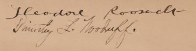 Lot #58 Theodore Roosevelt Signed 1900 Gridiron Club Menu as Governor of New York - Image 2