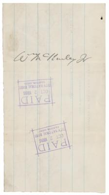 Lot #12 William McKinley Small Collection of (7) Signed Letters, Notes, and Documents (1886-1893) - Image 6