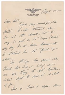 Lot #107 Joseph P. Kennedy, Jr. Rare WWII-Dated Autograph Letter Signed - Image 1