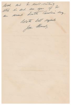 Lot #107 Joseph P. Kennedy, Jr. Rare WWII-Dated Autograph Letter Signed - Image 2