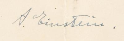 Lot #184 Albert Einstein Typed Letter Signed - Image 2