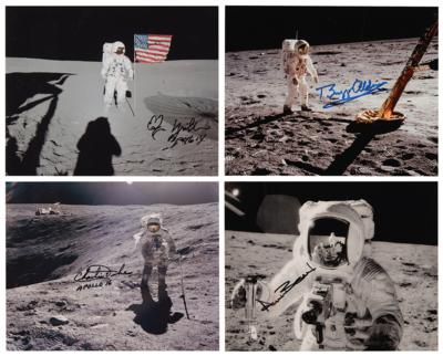Lot #383 Moonwalkers (6) Signed Photographs - All Uninscribed - Image 1