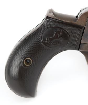 Lot #284 American Express-Marked Colt Model 1877 Lightning Revolver: Scarce Colt Model 1877 Lightning Revolver, factory-engraved for the American Express Company - Image 7