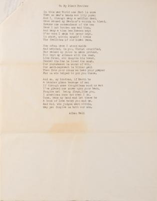 Lot #170 Martin Luther King, Jr. Typed Letter Signed on Civil Rights Movement: 