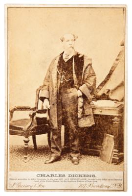 Lot #435 Charles Dickens Signed Photograph from His Last American Tour - Image 9