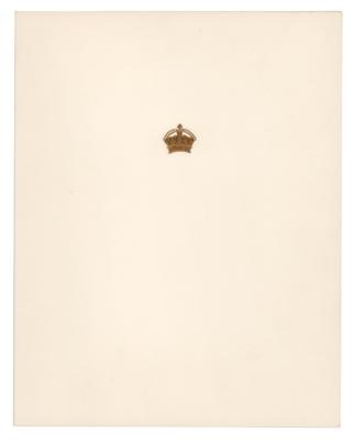 Lot #221 Elizabeth, Queen Mother Signed Christmas Card (1969) - Image 2