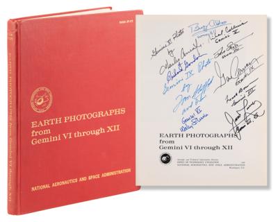 Lot #365 Gemini 'Earth Photographs' Book Signed by (10) Astronauts - Image 1