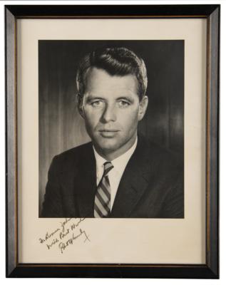 Lot #240 Robert F. Kennedy Signed Photograph - Image 1