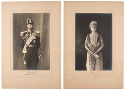 Lot #248 King George V and Mary of Teck (2) Oversized Portrait Photographs - Image 1