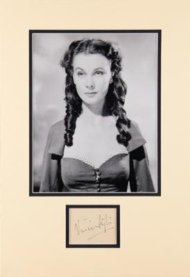 Lot #608 Vivien Leigh Signature - Image 1