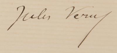 Lot #449 Jules Verne Autograph Letter Signed, Reserving Tickets for 