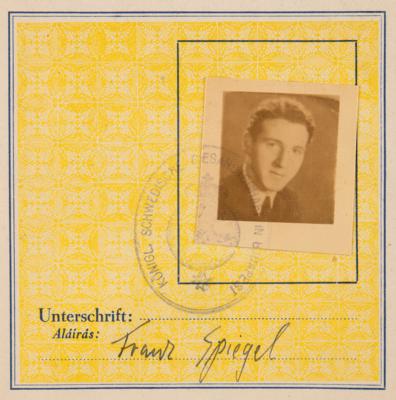 Lot #173 Raoul Wallenberg Signed Schutz-Pass Document - Image 3