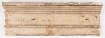 Lot #24 White House Doorway Transom Molding: Historic White House doorway molding with multi-layered paint—a window into the Executive Mansion's decades of decoration - Image 1