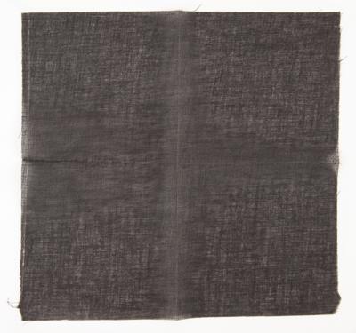 Lot #147 Kennedy Assassination: White House East Room Black Cambric (12″ x 12″) - Image 1