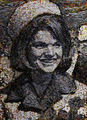 Lot #68 Jacqueline Kennedy Painting by Giovanni DeCunto (Acrylic on Canvas, 34? x 46?) - Image 1