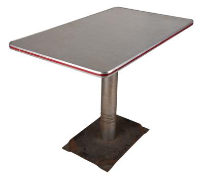 Lot #113 Kennedy Assassination: Texas School Book Depository Cafeteria Table - Image 3