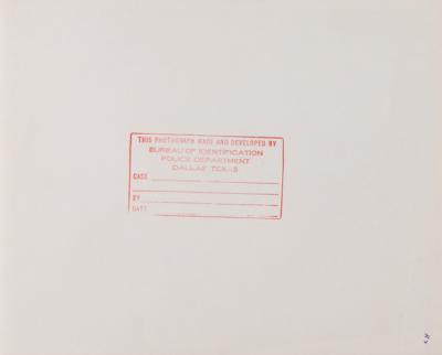 Lot #144 Kennedy Assassination: J. D. Tippit (7) Original Crime Scene Photographs - Image 3