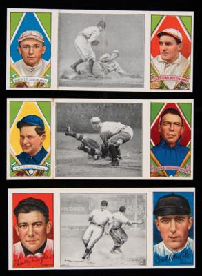 Lot #657 1912 T202 Hassan Triple Folders Lot of (9) with HOFers Baseball Cards - Image 1