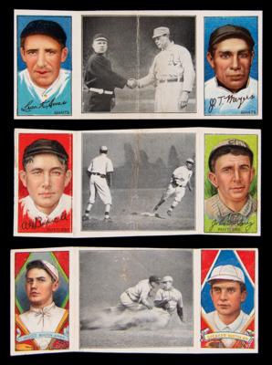 Lot #657 1912 T202 Hassan Triple Folders Lot of (9) with HOFers Baseball Cards - Image 2