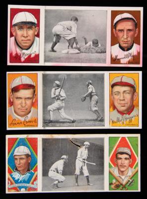 Lot #657 1912 T202 Hassan Triple Folders Lot of (9) with HOFers Baseball Cards - Image 3