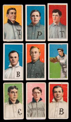 Lot #646 1909-11 T206 Lot of (18) Baseball Cards with Sovereign Backs Baseball Cards - Image 1