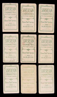 Lot #646 1909-11 T206 Lot of (18) Baseball Cards with Sovereign Backs Baseball Cards - Image 5