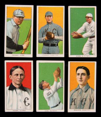 Lot #644 1909-11 T206 Lot of (10) Baseball Cards with Sovereign and El Principe de Gales Backs Baseball Cards - Image 1