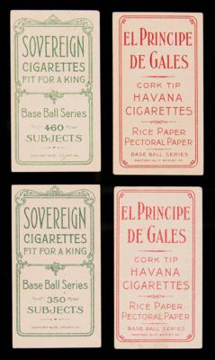 Lot #644 1909-11 T206 Lot of (10) Baseball Cards with Sovereign and El Principe de Gales Backs Baseball Cards - Image 4