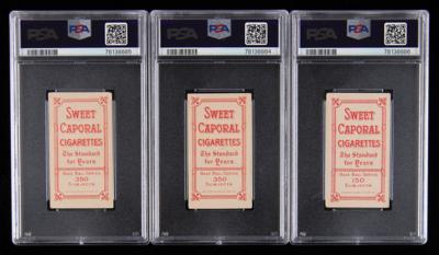 Lot #649 1909-11 T206 Lot of (3) HOFers - PSA GOOD 2 and GOOD+ 2.5 Baseball Cards - Image 2