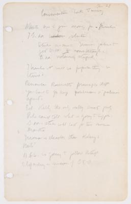 Lot #104 John F. Kennedy's Diary from 1945, with Comments on Hitler, FDR, Politics, and World War II - Image 5