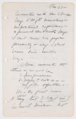 Lot #104 John F. Kennedy's Diary from 1945, with Comments on Hitler, FDR, Politics, and World War II - Image 7