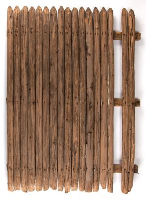 Lot #110 Kennedy Assassination: Grassy Knoll Picket Fence Section: Historic relic from Dealey Plaza?a large section of the 'grassy knoll' picket fence, central to many JFK assassination conspiracy theories - Image 1
