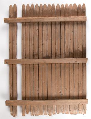 Lot #110 Kennedy Assassination: Grassy Knoll Picket Fence Section: Historic relic from Dealey Plaza?a large section of the 'grassy knoll' picket fence, central to many JFK assassination conspiracy theories - Image 2