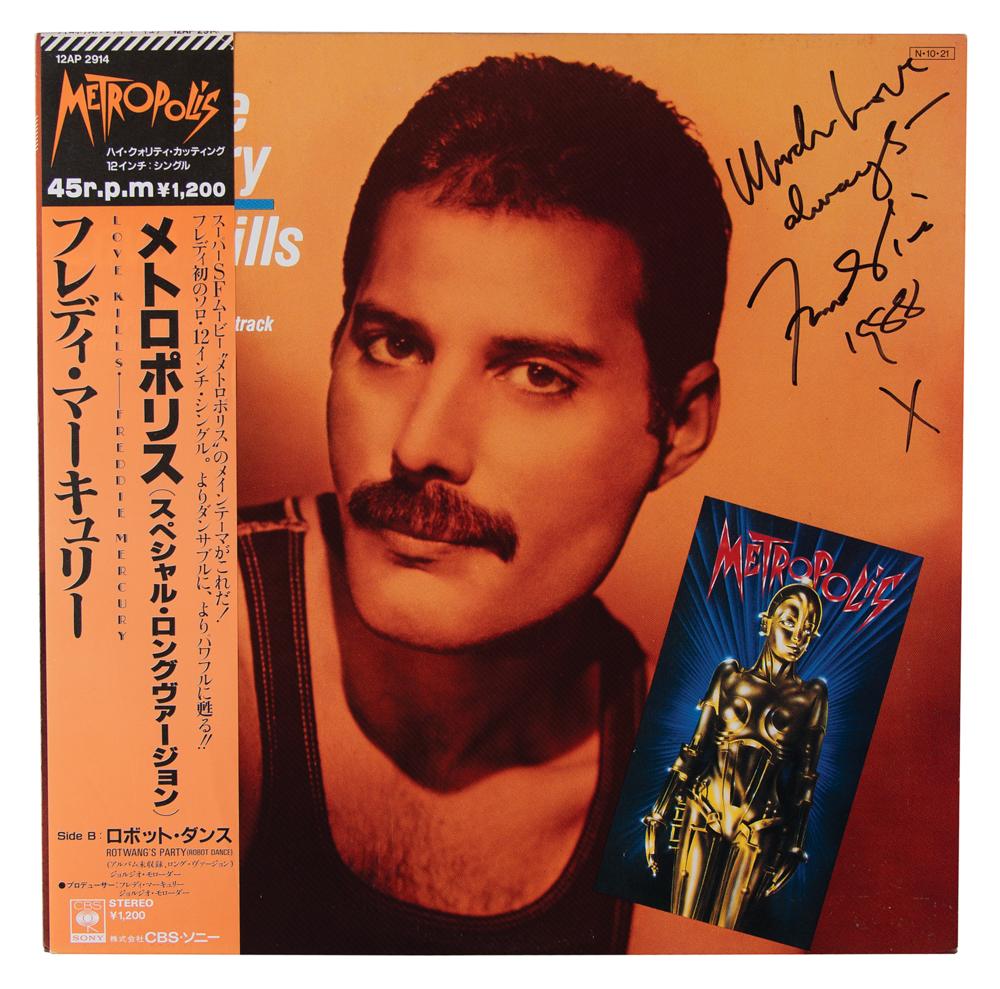 Queen & Freddie Mercury レコードセット FREDDIE MERCURY Queen Japan 1985 07SP-886 7