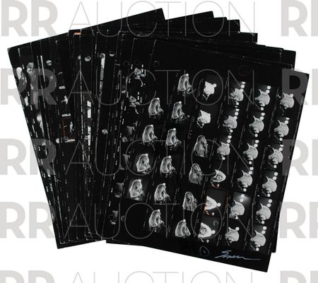 Lot #9153 Fleetwood Mac Archive of (22) Contact Sheet Photographs by Sam Emerson - Image 1