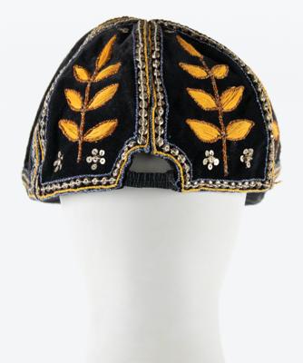 Lot #9302 Tom Petty's Colorful Burmese Hat with Elephants and Flowers - Image 5
