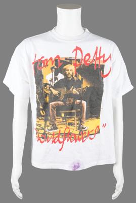 Lot #9318 Tom Petty's 1995 Wildflowers Tour Shirt