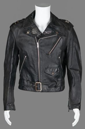 Lot #9191 Dee Dee Ramone Stage-Worn Schott Leather Jacket - worn at nearly 800 live Ramones concerts around the world! - Image 1