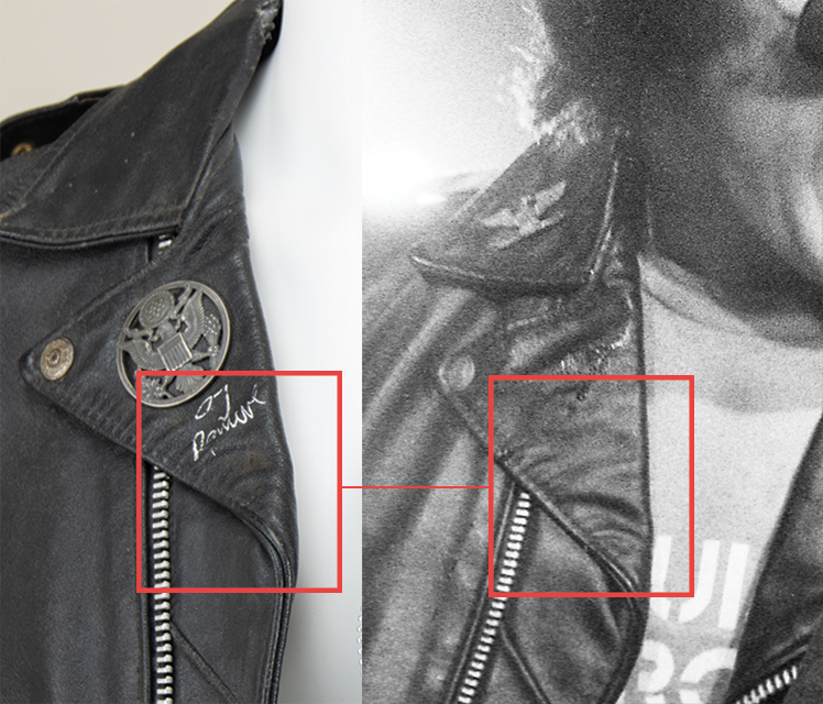 Lot #9191 Dee Dee Ramone Stage-Worn Schott Leather Jacket - worn at nearly 800 live Ramones concerts around the world! - Image 3