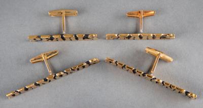 Lot #9263 Prince (2) Pairs of 'Diamonds and Pearls' Cufflinks - Image 2