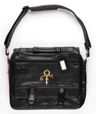 Lot #9265 Prince 'Love Symbol' Leather Messenger Bag - Image 1