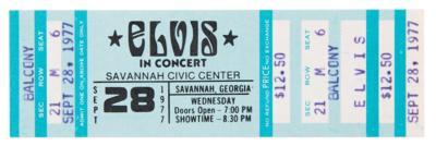 Lot #9120 Elvis Presley 1977 Post-Mortem Concert