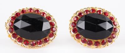 Lot #9242 Prince's Purple Rain Cufflinks (Black and Red) - Image 2