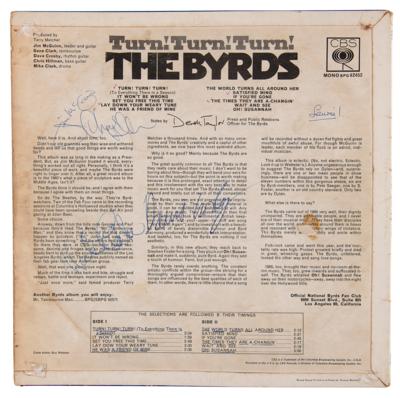Lot #9137 The Byrds Signed Album -Turn! Turn! Turn! - Image 1