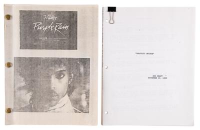 Lot #9256 Prince (2) Draft Scripts for Purple Rain and Graffiti Bridge - Image 1
