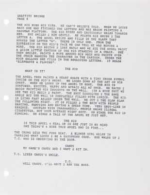 Lot #9256 Prince (2) Draft Scripts for Purple Rain and Graffiti Bridge - Image 7