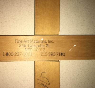 Lot #9195 Arturo Vega Oversized Original Painting - 'Love 1991' (Canvas, 50 x 50) - Image 5