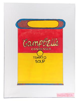 Lot #9193 Dee Dee Ramone Large Original Painting - 'Campbell's Soup' - Image 1